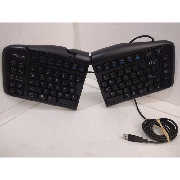 Goldtouch SK-2730 Black Ergonomic Adjustable Split Keyboard Mac PC - Picture 2 of 16